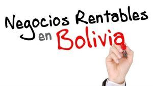 negocios rentables en bolivia